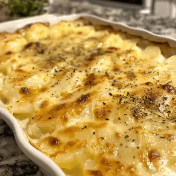 Creamy Scalloped Potatoes with Crispy Golden Edges taken with iphone 15 pro max --iw 2 --ar 4:5 --v 6.0 --raw