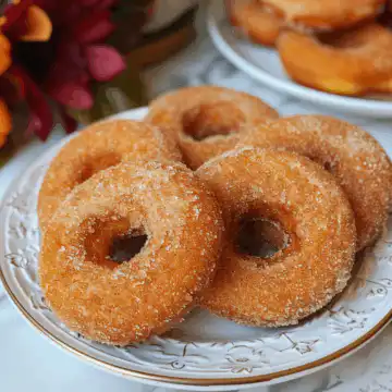 Irresistible Gluten-Free Pumpkin Donuts Recipe taken with iphone 15 pro max --iw 2 --ar 4:5 --v 6.0 --raw