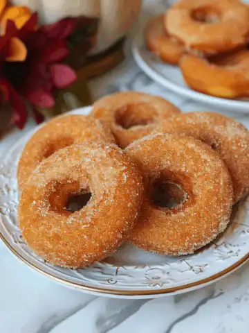 Irresistible Gluten-Free Pumpkin Donuts Recipe taken with iphone 15 pro max --iw 2 --ar 4:5 --v 6.0 --raw