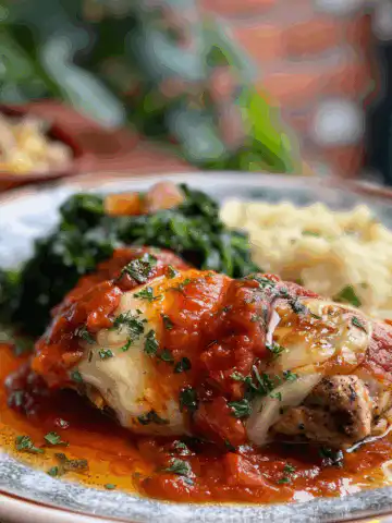 Italian Chicken Saltimbocca taken with iphone 15 pro max --iw 2 --ar 4:5 --v 6.0 --raw