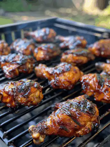 Juicy Hawaiian Huli Huli Chicken taken with iphone 15 pro max --iw 2 --ar 4:5 --v 6.0 --raw