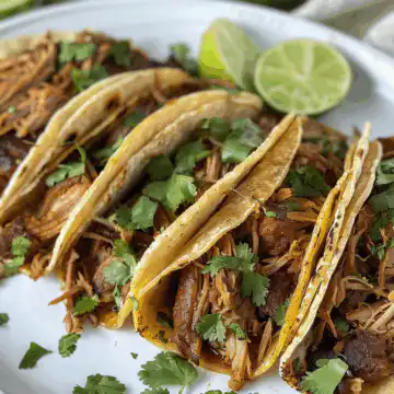 Juicy Slow Cooker Pork Carnitas taken with iphone 15 pro max --iw 2 --ar 4:5 --v 6.0 --raw