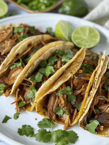 Juicy Slow Cooker Pork Carnitas taken with iphone 15 pro max --iw 2 --ar 4:5 --v 6.0 --raw