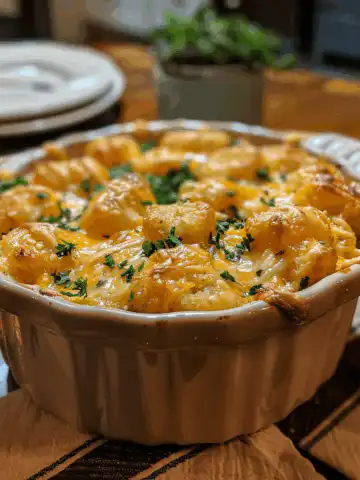 Simple and Delicious Tater Tot Casserole Recipe taken with iphone 15 pro max --iw 2 --ar 4:5 --v 6.0 --raw