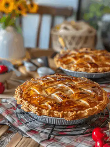 Simple Cherry Pastry Pies taken with iphone 15 pro max --iw 2 --ar 4:5 --v 6.0 --raw
