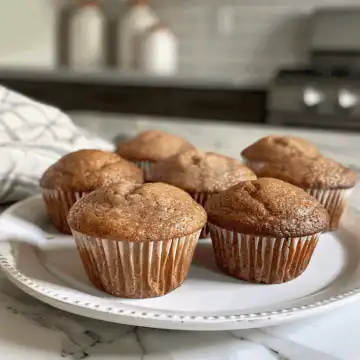 Sourdough Apple Cider Muffins taken with iphone 15 pro max --iw 2 --ar 4:5 --v 6.0 --raw