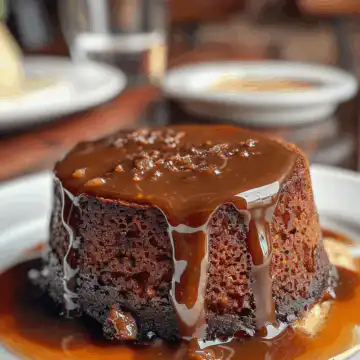 Sticky Toffee Pudding Cake taken with iphone 15 pro max --iw 2 --ar 4:5 --v 6.0 --raw