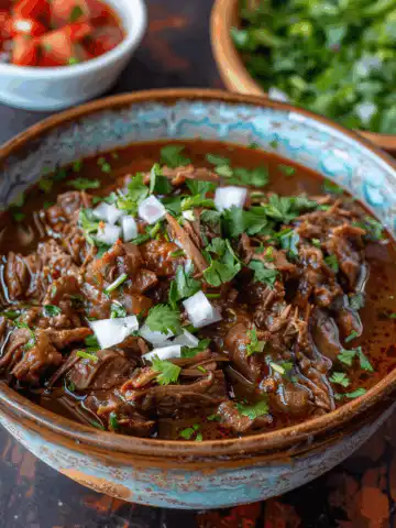 The Best Mexican Birria Crockpot Recipe taken with iphone 15 pro max --iw 2 --ar 4:5 --v 6.0 --raw