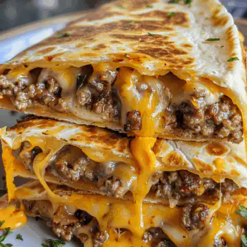 Cheeseburger Quesadilla taken with iphone 15 pro max --iw 2 --ar 4:5 --v 6.0 --raw