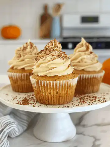 Delicious Pumpkin Cupcakes Recipe taken with iphone 15 pro max --iw 2 --ar 4:5 --v 6.0 --raw