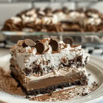 Dirt Cake Recipe- A Delicious Dessert taken with iphone 15 pro max --iw 2 --ar 4:5 --v 6.0 --raw