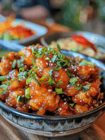 Thai Sweet Chili Chicken taken with iphone 15 pro max --iw 2 --ar 4:5 --v 6.0 --raw