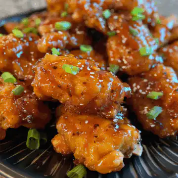 Thai Sweet Chili Chicken taken with iphone 15 pro max --iw 2 --ar 4:5 --v 6.0 --raw