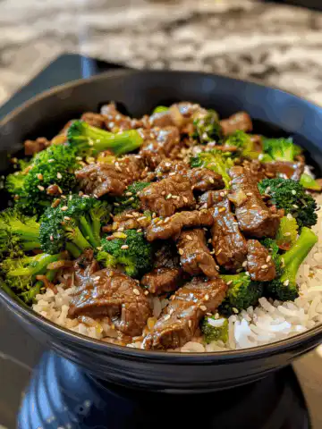 Ultimate Beef and Broccoli Delight taken with iphone 15 pro max --iw 2 --ar 4:5 --v 6.0 --raw
