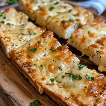 Ultimate Cheesy Garlic Bread Delight Recipe taken with iphone 15 pro max --iw 2 --ar 4:5 --v 6.0 --raw
