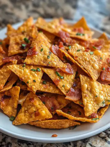 Bacon & Cream Cheese Stuffed Doritos Recipe taken with iphone 15 pro max --iw 2 --ar 4:5 --v 6.1 --raw