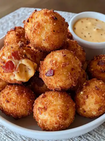 Bacon Jalapeño Popper Cheese Balls Recipe taken with iphone 15 pro max --iw 2 --ar 4:5 --v 6.1 --raw