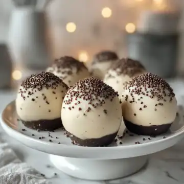 Baileys Cheesecake Balls Recipe taken with iphone 15 pro max --iw 2 --ar 4:5 --v 6.1 --raw