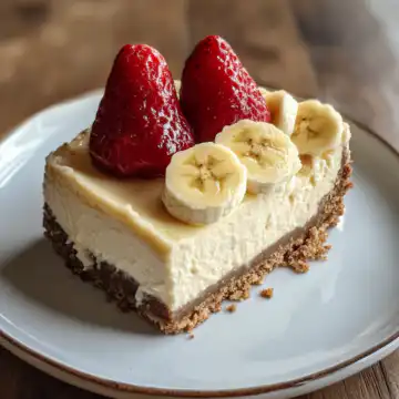 Banana Cream Cheesecake Recipe taken with iphone 15 pro max --iw 2 --ar 4:5 --v 6.1 --raw