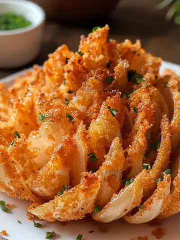 Blooming Onion Recipe taken with iphone 15 pro max --iw 2 --ar 4:5 --v 6.1 --raw