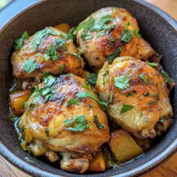 Brazilian Coconut Chicken Recipe taken with iphone 15 pro max --iw 2 --ar 4:5 --v 6.1 --raw