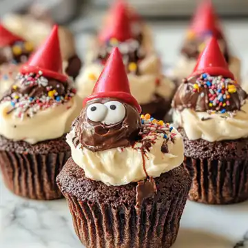 Brownie Bite Gnomes Recipe taken with iphone 15 pro max --iw 2 --ar 4:5 --v 6.1 --raw