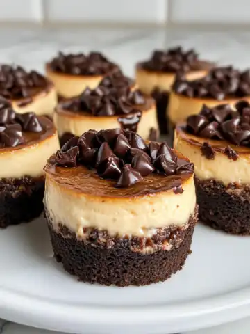 Brownie Bottom Mini Cheesecakes Recipe taken with iphone 15 pro max --iw 2 --ar 4:5 --v 6.1 --raw