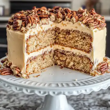 Butter Pecan Cake Recipe taken with iphone 15 pro max --iw 2 --ar 4:5 --v 6.1 --raw