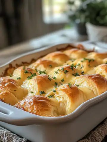 Cheesecake Crescent Rolls Casserole Recipe taken with iphone 15 pro max --iw 2 --ar 4:5 --v 6.1 --raw