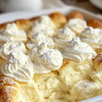 Cheesecake Crescent Rolls Casserole Recipe taken with iphone 15 pro max --iw 2 --ar 4:5 --v 6.1 --raw