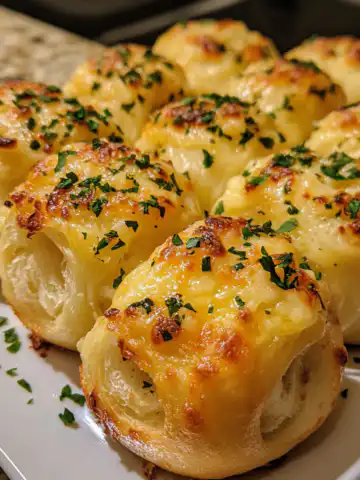 Cheesy Garlic Butter Rollups Recipe taken with iphone 15 pro max --iw 2 --ar 4:5 --v 6.1 --raw