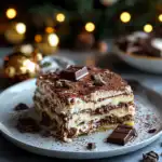 Chocolade Lasagne Recipe taken with iphone 15 pro max --iw 2 --ar 4:5 --v 6.1 --raw