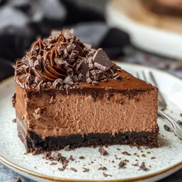 Chocolate Cheesecake Recipe taken with iphone 15 pro max --iw 2 --ar 4:5 --v 6.1 --raw