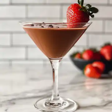Chocolate Covered Strawberry Martini Recipe taken with iphone 15 pro max --iw 2 --ar 4:5 --v 6.1 --raw