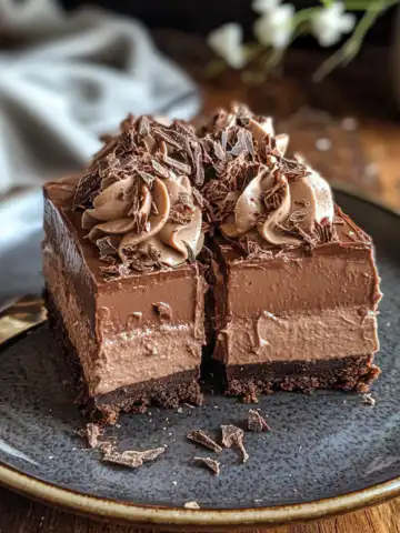 Chocolate Delight Dessert Recipe taken with iphone 15 pro max --iw 2 --ar 4:5 --v 6.1 --raw