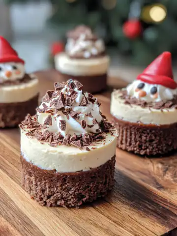 Chocolate Gnome Cheesecakes Recipe taken with iphone 15 pro max --iw 2 --ar 4:5 --v 6.1 --raw