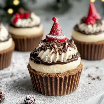Chocolate Gnome Cheesecakes Recipe taken with iphone 15 pro max --iw 2 --ar 4:5 --v 6.1 --raw