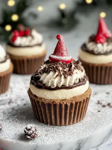 Chocolate Gnome Cheesecakes Recipe taken with iphone 15 pro max --iw 2 --ar 4:5 --v 6.1 --raw