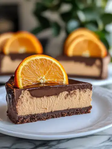 Chocolate Orange Cheesecake Recipe taken with iphone 15 pro max --iw 2 --ar 4:5 --v 6.1 --raw