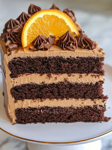 Chocolate Orange Layer Cake Recipe taken with iphone 15 pro max --iw 2 --ar 4:5 --v 6.1 --raw