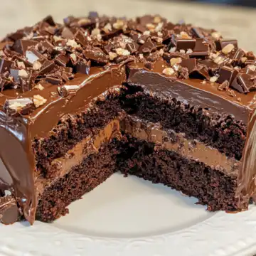 Chocolate Turtle Cake Recipe taken with iphone 15 pro max --iw 2 --ar 4:5 --v 6.1 --raw