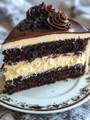 Chocolate Vanilla Tuxedo Cake Recipe taken with iphone 15 pro max --iw 2 --ar 4:5 --v 6.1 --raw