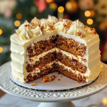 Christmas Hawaiian Carrot Pineapple Cake Recipe taken with iphone 15 pro max --iw 2 --ar 4:5 --v 6.1 --raw