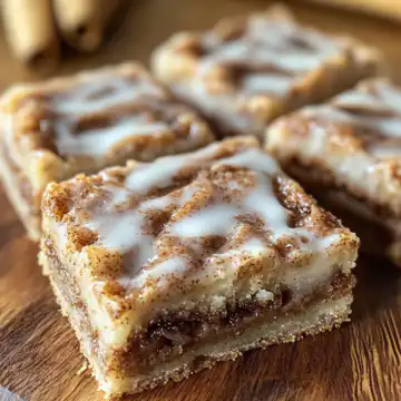 Cinnamon Roll Bliss Bars Recipe taken with iphone 15 pro max --iw 2 --ar 4:5 --v 6.1 --raw