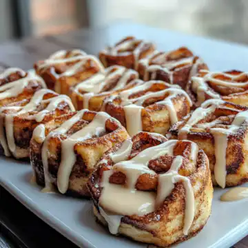 Cinnamon Roll French Toast Bites Recipe Recipe taken with iphone 15 pro max --iw 2 --ar 4:5 --v 6.1 --raw