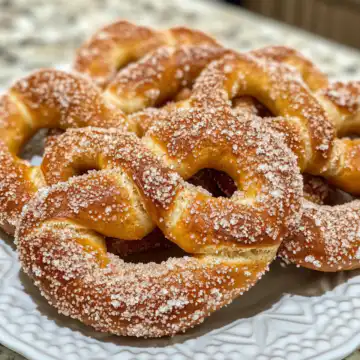 Cinnamon Sugar Soft Pretzels Recipe taken with iphone 15 pro max --iw 2 --ar 4:5 --v 6.1 --raw