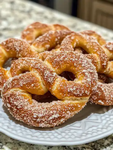 Cinnamon Sugar Soft Pretzels Recipe taken with iphone 15 pro max --iw 2 --ar 4:5 --v 6.1 --raw