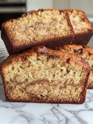 Cinnamon Swirl Banana Bread Recipe taken with iphone 15 pro max --iw 2 --ar 4:5 --v 6.1 --raw