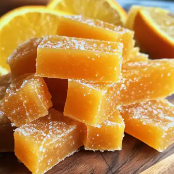 Classic Homemade Orange Candy Recipe taken with iphone 15 pro max --iw 2 --ar 4:5 --v 6.1 --raw