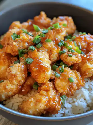 Coconut Chicken with Bang Bang Sauce Recipe taken with iphone 15 pro max --iw 2 --ar 4:5 --v 6.1 --raw